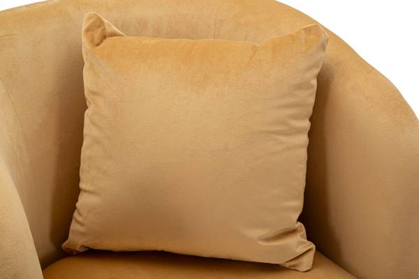 Fauteuil Browy bruin - massief hout - 66 x 78 x 73 cm