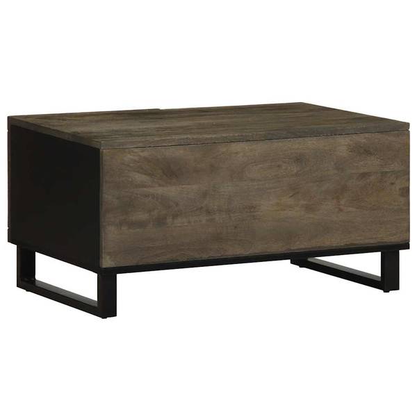 Couchtisch XT7714 Schwarz - Holzwerkstoff - 50 x 40 x 80 cm