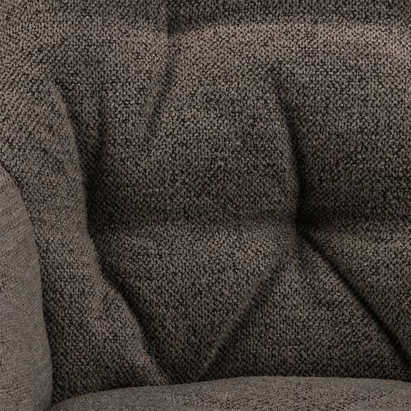 Esszimmerstuhl Brooke 2er Set Grau - Textil - 58 x 83 x 55 cm