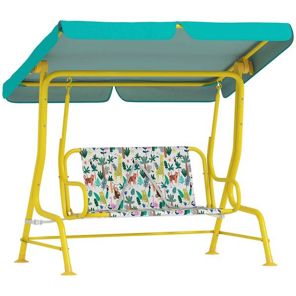 Kinder Hollywoodschaukel 3E1-008V00GN Grün - Metall - 75 x 120 x 112 cm