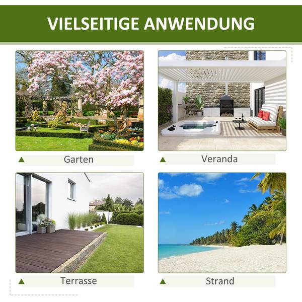 Gartenbank 84B-410 Braun - Massivholz - 50 x 40 x 98 cm