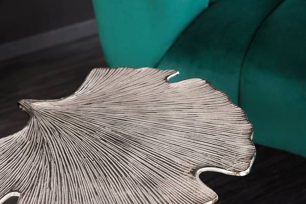 Beistelltisch GINKGO LEAF Silber