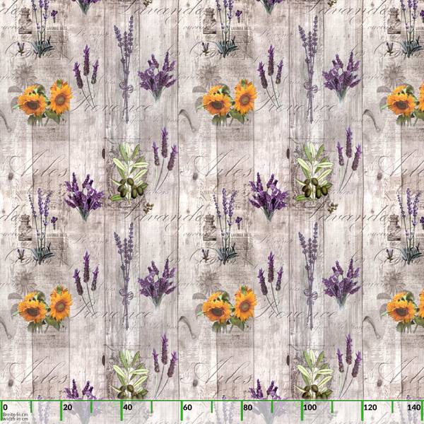 Tischdecke Provence Lavendel R 100 x 100 cm