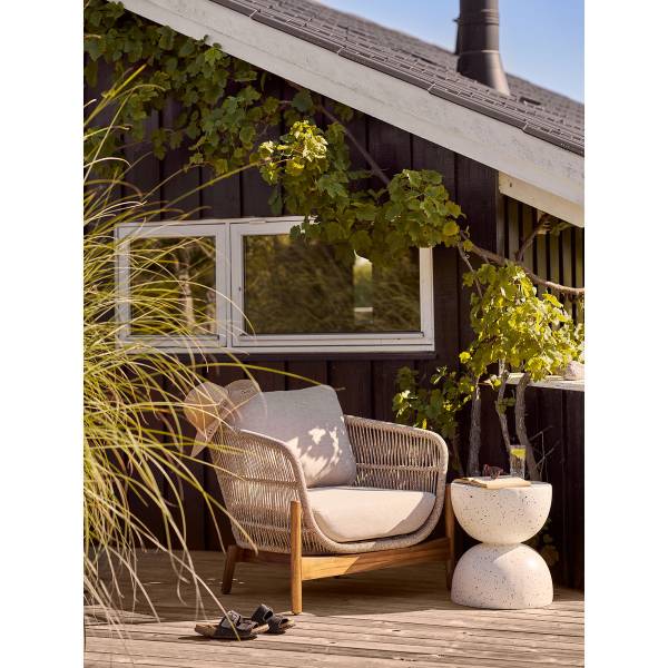Gartenmöbel VK8681847498926 Weiß - Keramik - Fiberclay - 40 x 45 x 40 cm