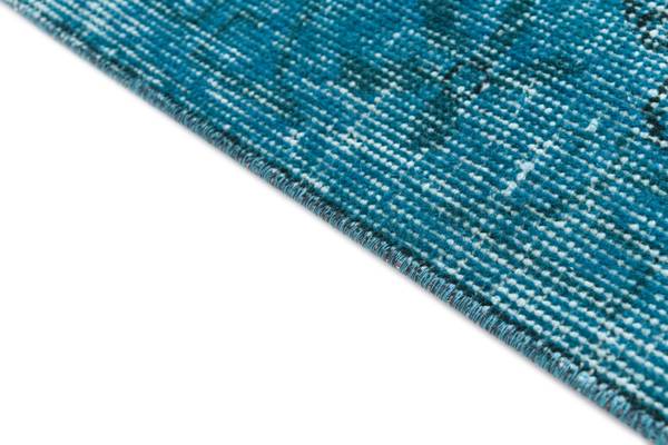 Tapis Ultra Vintage CLXXXVII Turquoise - Laine - 170 x 1 x 257 cm