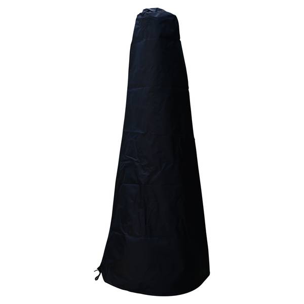 Regenschutz für Gartenkamin Schwarz - Textil - 60 x 63 x 60 cm