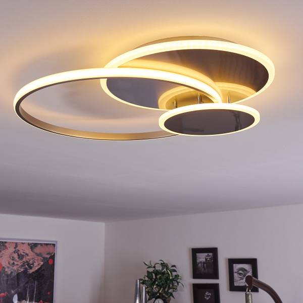 Deckenleuchte 300955 Weiß - Metall - 56 x 7 x 65 cm