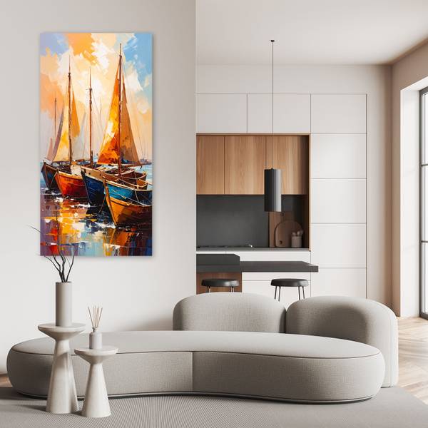 Leinwandbild Landschaften 1-Teilig 40 x 80 cm