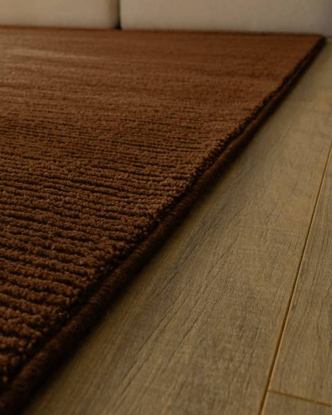Wollteppich Castello ONE Braun - 140 x 200 cm