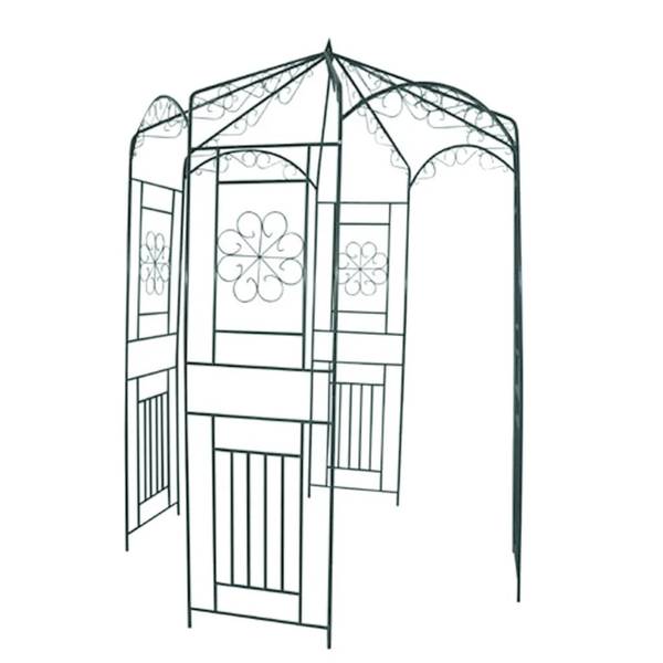 Rosenbogen M627373 Grün - Metall - 160 x 26 x 160 cm