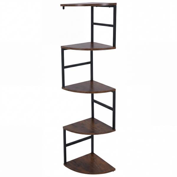 Hoekrek O99 bruin - ijzer - 30 x 128 x 30 cm