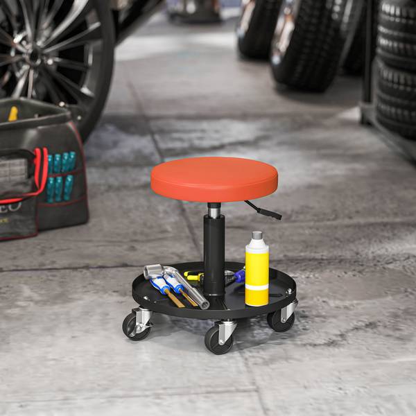 Werkstatthocker C20-084V00OG Orange - Metall - 38 x 50 x 38 cm