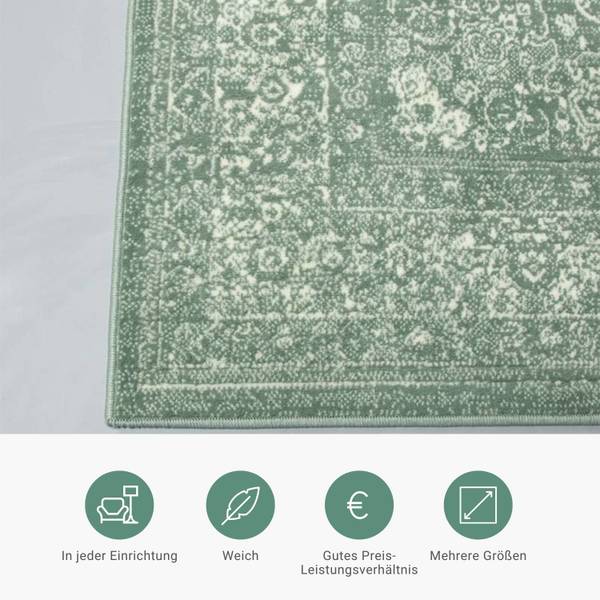 Teppich Wonder Oriental Grün - Polypropylen - 140 x 1 x 190 cm