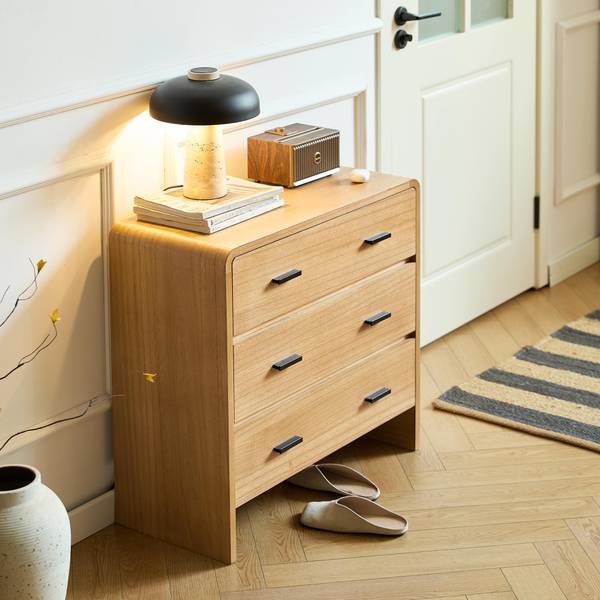 Kommode GETINGE Braun - Massivholz - 75 x 71 x 34 cm