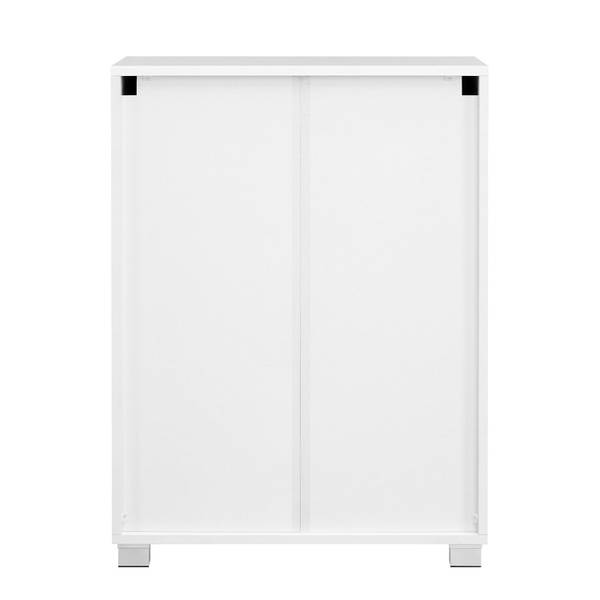 Badezimmerschrank Thimphu Weiß - Holzwerkstoff - 30 x 80 x 60 cm