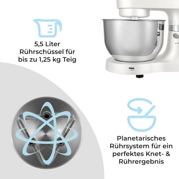 Küchenmaschine Classic 1400 Creme