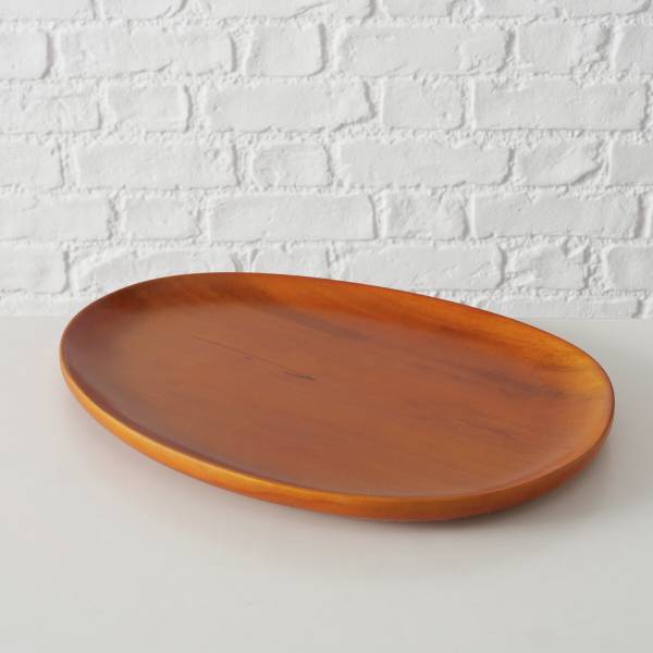 Tabletts TORIN 2er Set Orange - Massivholz - 29 x 3 x 41 cm