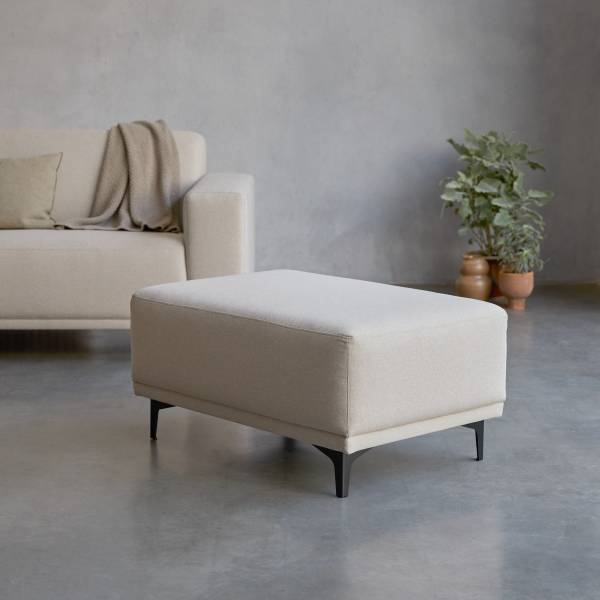 Fußhocker Lars Beige