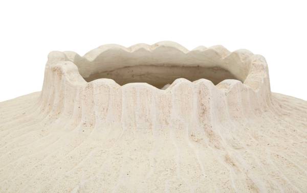 Vase Shade C Beige - Harz - 32 x 40 x 32 cm
