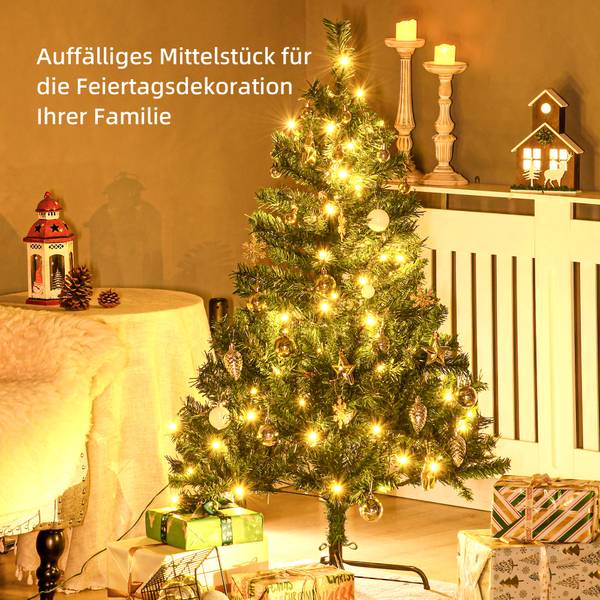 Künstlicher Weihnachtsbaum 830-185V01 Grün - Kunststoff - 75 x 120 x 75 cm