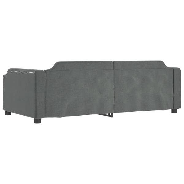 Slaapbank 3030082 grijs - metaal - 223 x 66 x 100 cm