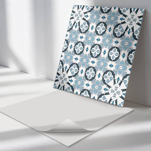 Fliesen Geo Kachel Design 4er Set 50 x 50 cm