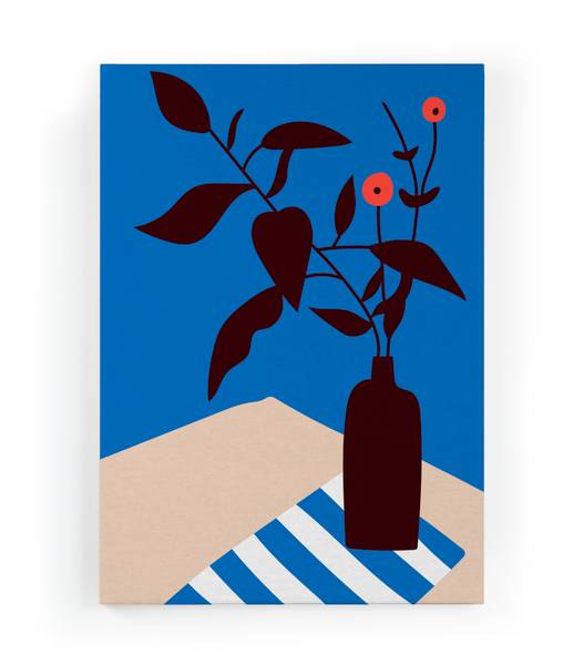 Leinwand 60x40 Mahlzeit Polyester - 3 x 60 x 40 cm