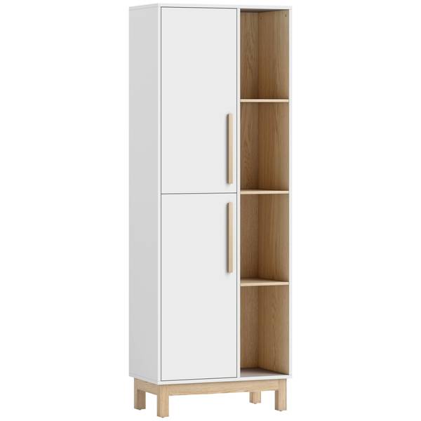 Bücherschrank 836-656V90WT Holzwerkstoff - 35 x 176 x 63 cm