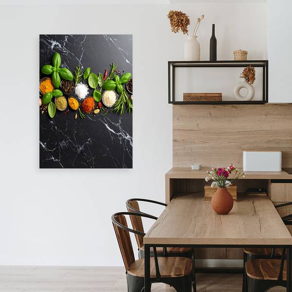 Wandbild Küche 80 x 120 cm