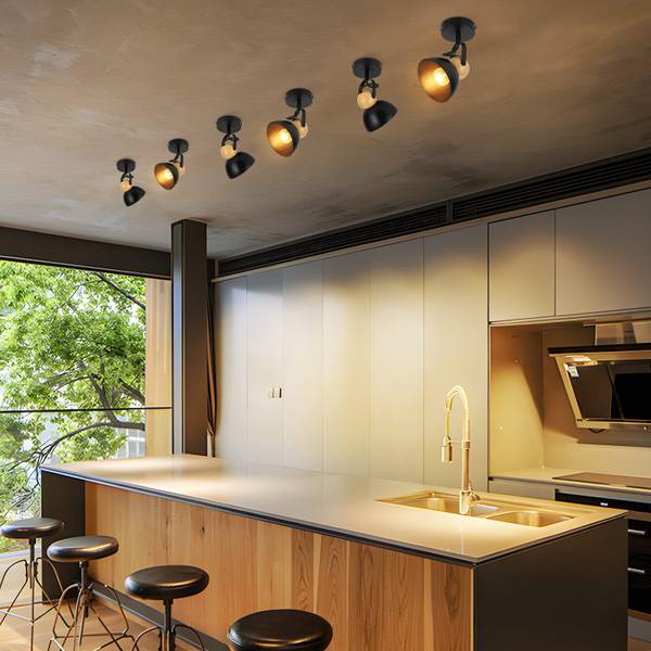 spot plafond LED Jhrm3 Noir