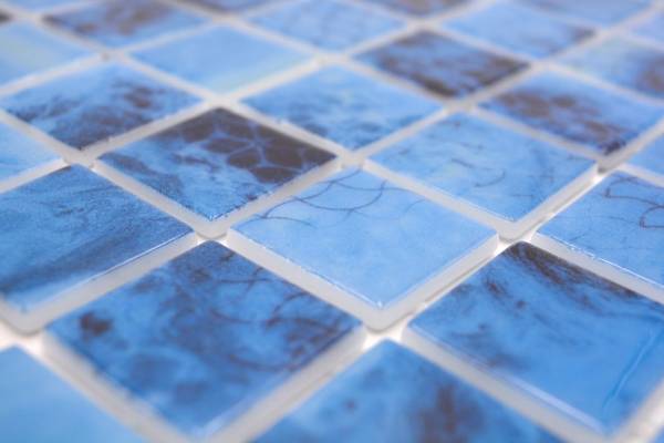 Mosaikfliesen 220-P56385 Blau - Glas - 32 x 32 x 32 cm