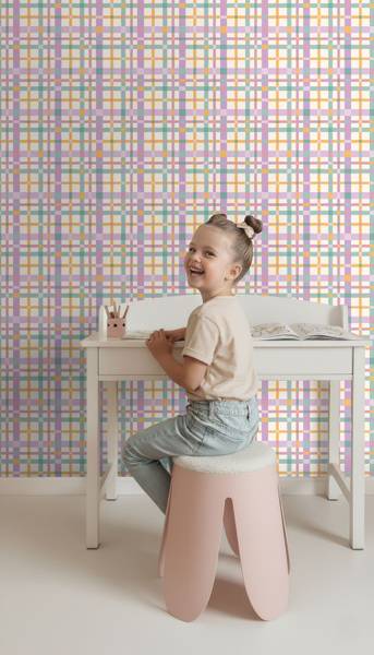 Tapete 132047 Violett - Papier - 50 x 900 x 50 cm