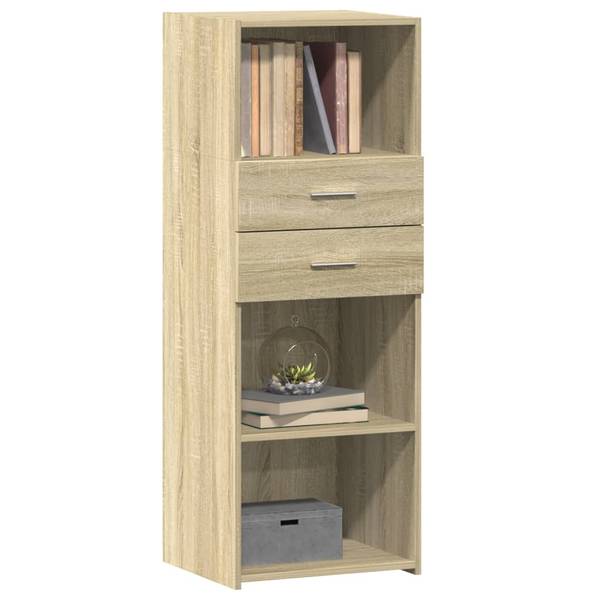 Highboard DE5100 Braun - Holzwerkstoff - 45 x 124 x 43 cm