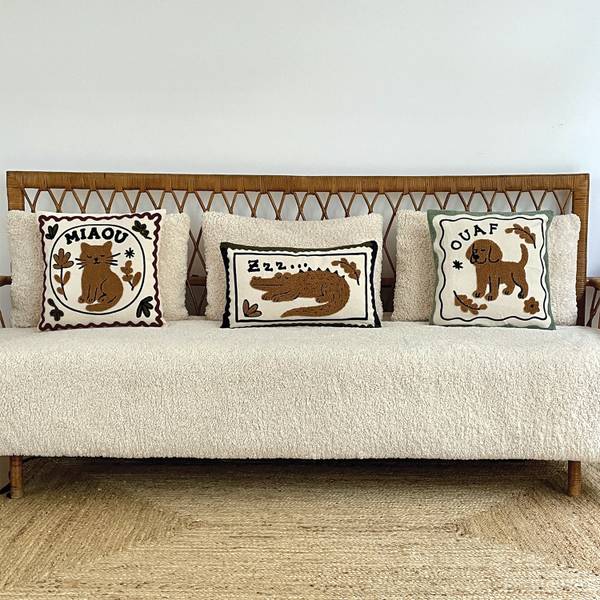 Deko-Kissen 3460000095128 Braun - Textil - 40 x 1 x 1 cm