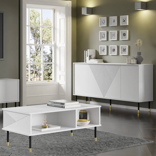 Couchtisch Aglaé Weiß