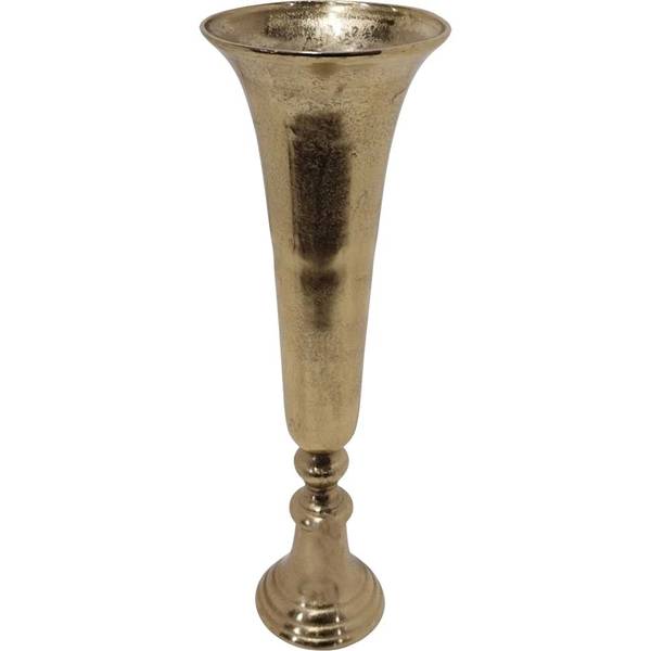 Vase BRUSH Gold - Metall - 19 x 44 x 19 cm