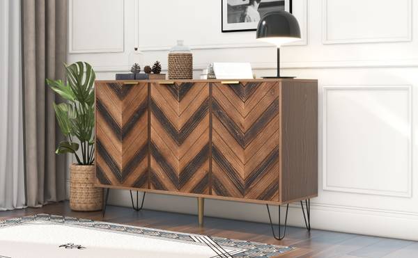 Sideboard Treteox Braun - Holzwerkstoff - 38 x 77 x 120 cm