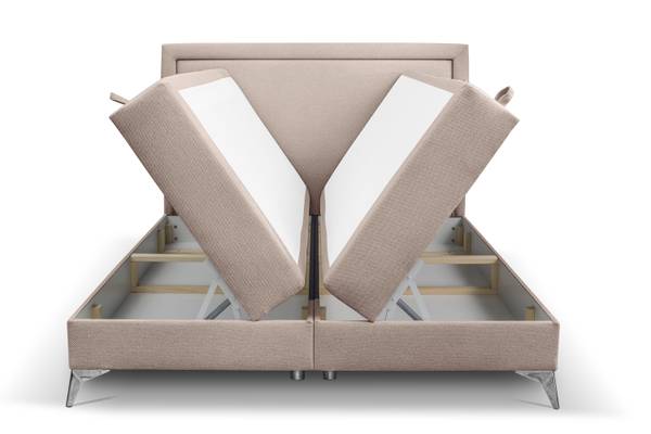 Boxspringbett Joy Bonellfederkern Braun - Liegefläche Breite: 120 cm
