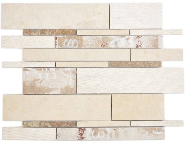 Mosaikfliesen MTS STB B03 Stein - 26 x 26 x 26 cm