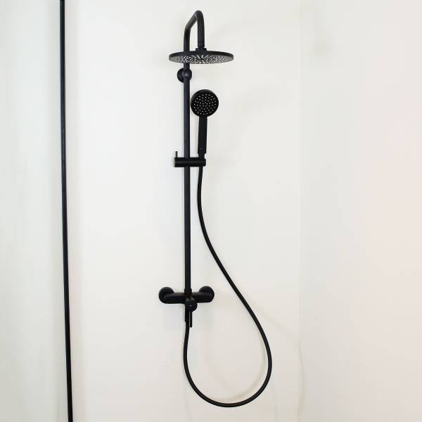 Colonne de douche Delice Noir - Métal - 20 x 98 x 34 cm