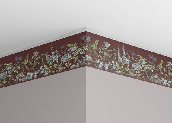 Tapetenbordüre 601722 Braun - Vinyl - 500 x 10 x 10 cm
