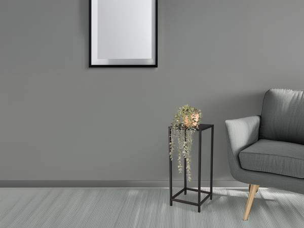 Beistelltisch Veronika Schwarz - Metall - 25 x 60 x 25 cm