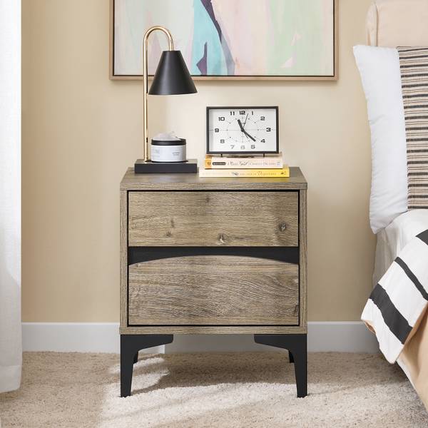 Nachttisch FBT165-N Braun - Holzwerkstoff - 40 x 47 x 40 cm