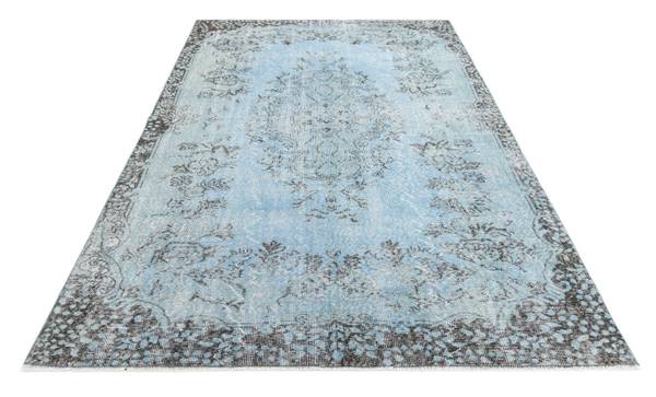Tapis Ultra Vintage CDLXXV Bleu - Laine - 170 x 1 x 297 cm