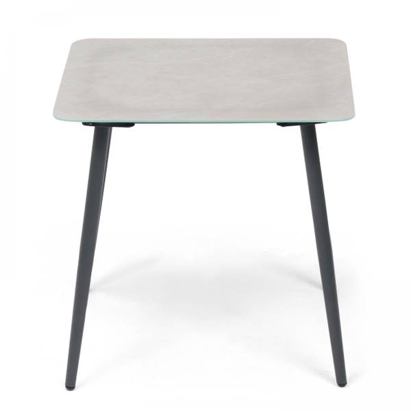 2er-set Couchtisch Costa Rica Schwarz - Stahl - 55 x 55 x 55 cm