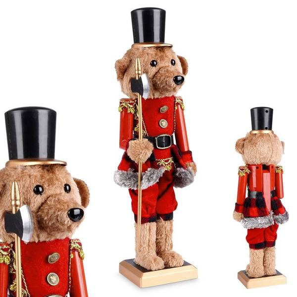 Figur 839309 Schwarz - Braun - Rot - Kunststoff - 12 x 39 x 14 cm