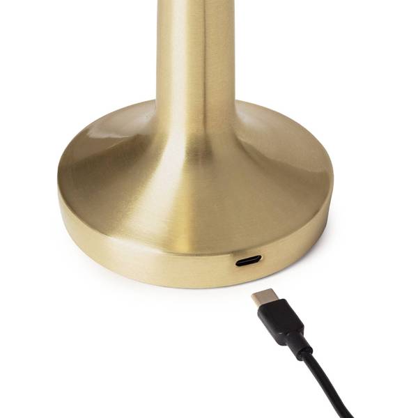 Tischlampe David Gold - Metall - 9 x 23 x 9 cm