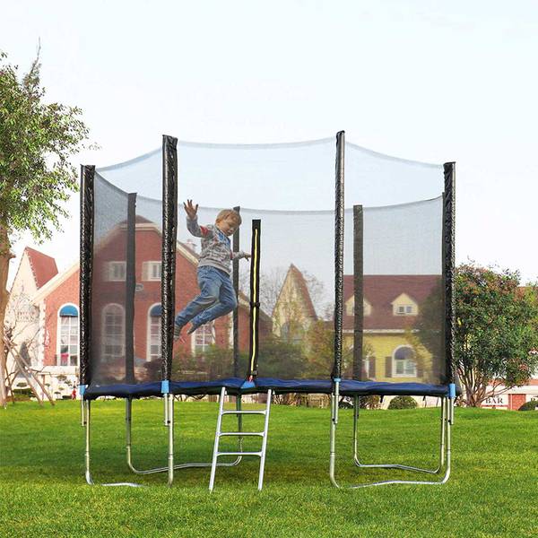 Trampolin Sicherheitsnetz HomeBounce Schwarz - Kunststoff - 305 x 180 x 305 cm