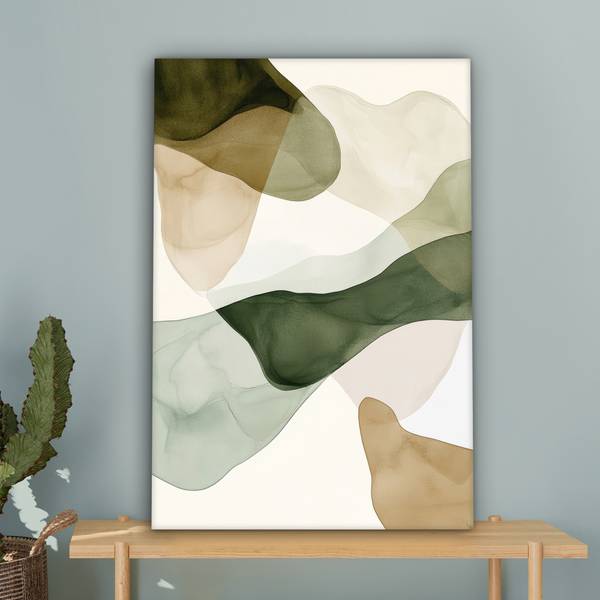 TABLEAU SUR TOILE Japandi 40 x 60 cm