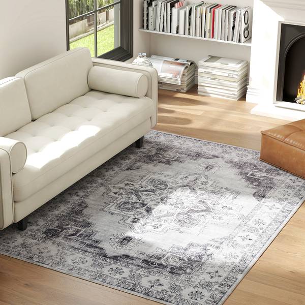 Wohnzimmerteppich 83C-031V71GY Grau - Textil - 160 x 1 x 230 cm